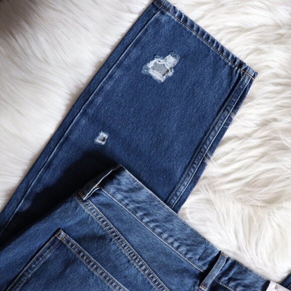 NEW Anthropologie M.i.H High Rise Dark Wash Slim Jeans Size 29 - Picture 7 of 8